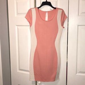 Pink and white cute dress